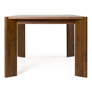 VIG Furniture Edelman Walnut Dining Table 78.8" Rectangular Mid-Century Modern Veneer Top Seats 6, Solid Legs VGMA-MIT-5411-WAL