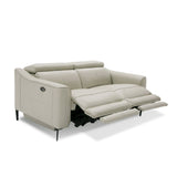 VIG Furniture Divani Casa Eden - Modern Grey Leather Loveseat with 2 Recliners VGKVKM.5012-GRY-LOVE