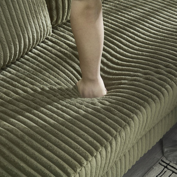 English Elm Modern U-Shaped 4-Seat Sofa With Double Chaise - Luxurious Velvet Couch For Stylish Living Spaces W2705S00016-GIGA