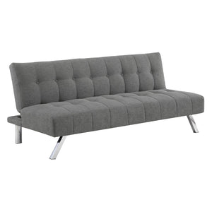 OSP Home Furnishings Sawyer Futon Grey