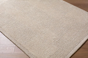 Livabliss Florian Hand Tufted Wool Area Rug Minimalist Modern Design for Large Living Rooms Sandstone, Beig 8' x 10' EDFL2302-810