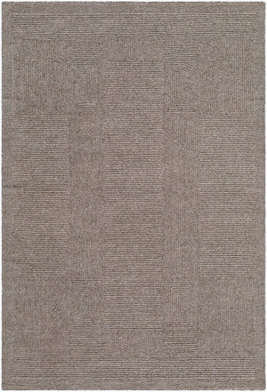 Livabliss Florian Hand Tufted Wool Area Rug Minimalist Design for Large Living Spaces Taupe, Beige 10' x 14' EDFL2303-1014