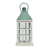 Christopher Knight Home® - Noble House - Hooven Coastal Handcrafted Small Mango Wood Decorative Lantern