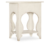 Americana One-Drawer Oval Nightstand Whites/Creams/Beiges Americana Collection 7050-90115-02 Hooker Furniture