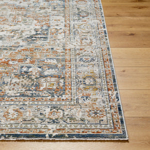 Livabliss Edmonton Machine Woven Accent Rug with Fringe Detail for Entryways and Bedside Decor Cream, Tan 5'3" x 7' EDO2301-537