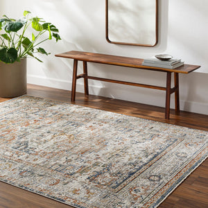 Livabliss Edmonton Machine Woven Accent Rug with Fringe Detail for Entryways and Bedside Decor Cream, Tan 5'3" x 7' EDO2301-537