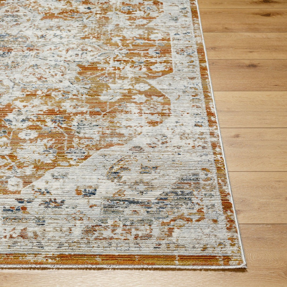 Livabliss Edmonton Geometric Fringe Area Rug Polypropylene Blend for Entryways and Small Spaces Cream, Tan 2' x 2'11" EDO2304-2211