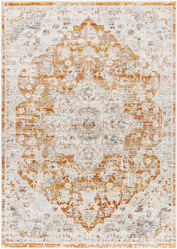 Livabliss Edmonton Geometric Fringe Area Rug Polypropylene Blend for Entryways and Small Spaces Cream, Tan 2' x 2'11" EDO2304-2211