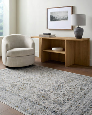 Livabliss Edmonton Traditional Fringe Area Rug Turkey Woven Polypropylene Hallway Accent Light Gray, Cha 5'3" x 7' EDO2308-537