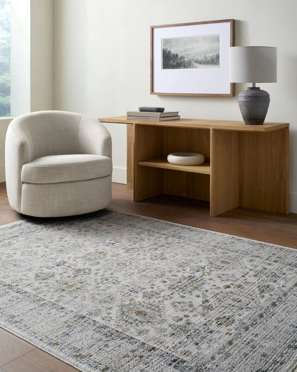 Livabliss Edmonton Traditional Fringe Area Rug Turkey Woven Polypropylene Hallway Accent Light Gray, Cha 5'3" x 7' EDO2308-537