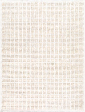 Livabliss Odeon Machine Woven Polyester Rug Modern Geometric Texture for Entryways and Small Spaces Light Beige, Cr 5'3" x 7' EDOD2300-537