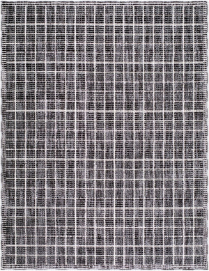 Livabliss Odeon Geometric Modern Machine Woven Polyester Accent Rug for Entryways and Offices Cream, Black 7'10" x 10' EDOD2302-71010