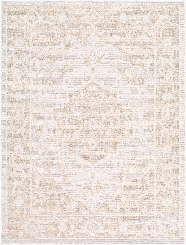 Livabliss Odeon Geometric Turkish Machine Woven Polyester Rug for Entryways and Modern Interiors Cream, Light Be 7'10" x 10' EDOD2304-71010
