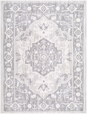 Livabliss Odeon Machine Woven Polyester Area Rug Minimalist Geometric Style for Modern Entryways Cream, Light Gr 9' x 12' EDOD2305-912