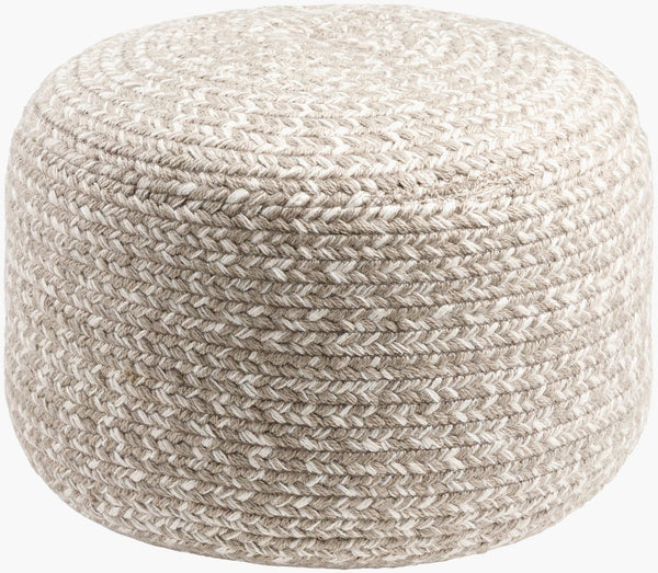 Livabliss Entwined Woven Recycled Pet Square Pouf Handcrafted Indoor Outdoor Footrest Seating EDPF003-121717