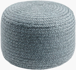 Livabliss Entwined Woven Recycled Pet Square Pouf Eco Friendly Footrest for Modern Living Spaces EDPF005-121717