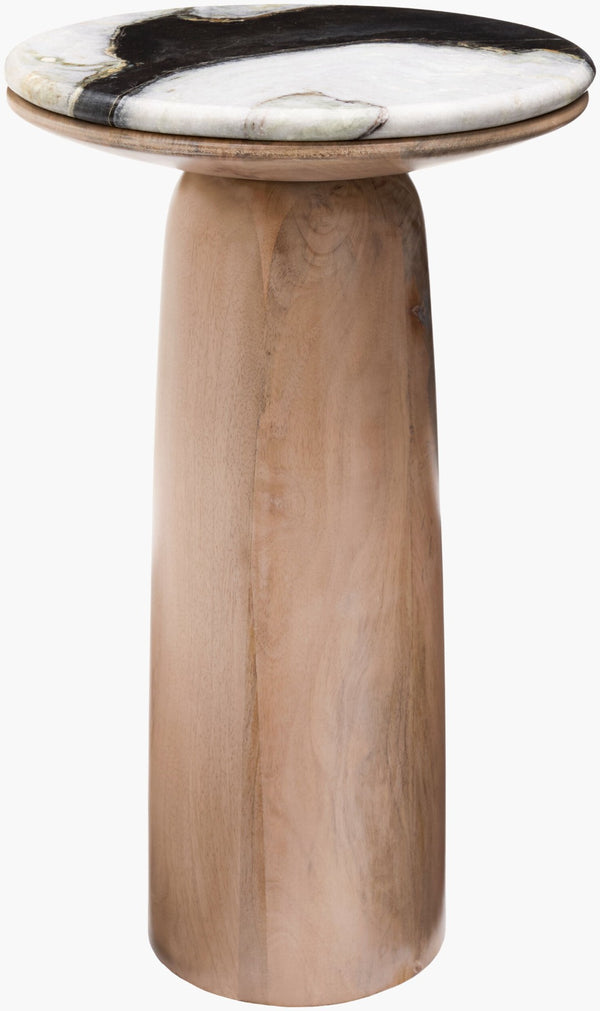 Surya Edra Handcrafted Artisan End Table Slim Profile Bedside or Sofa Side Accent EDRA002-231414