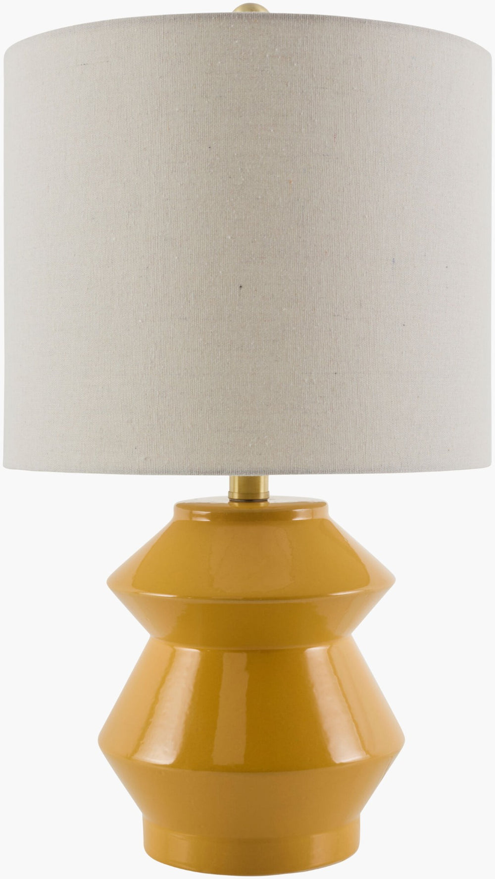 Livabliss Edison Ceramic Table Lamp with Linen Shade Warm Ambient Glow for Bedroom or Desk EDS-009