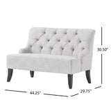 Christopher Knight Home® - Noble House - Nicole Contemporary Tufted Fabric Settee