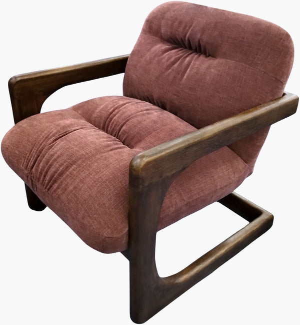 Surya Edwin Cube Silhouette Accent Chair Plush Foam Seat for Contemporary Living Rooms EDWN002-322732