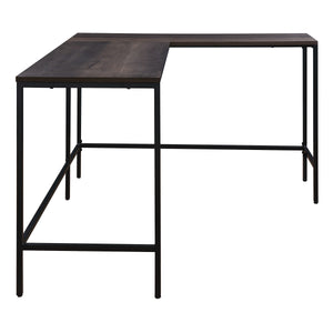 OSP Home Furnishings Contempo L-shaped Desk Ozark Ash