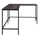 OSP Home Furnishings Contempo L-shaped Desk Ozark Ash