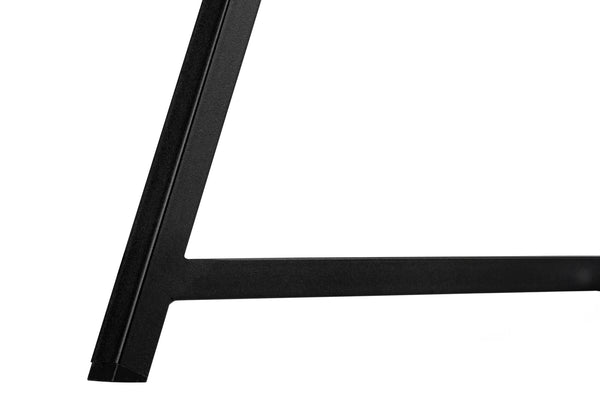 English Elm Computer Desk - Modern Black Laminate & Metal Workstation With Hutch For Home Office & Small Spaces B2710P219833