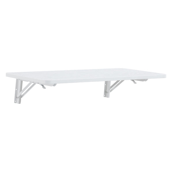English Elm Laundry Room Folding Table - Space-Saving Wall-Mounted Workbench For Home, Office & Garage Use! W3226P325708