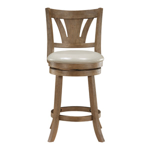 OSP Home Furnishings Miller Counter Stool Cream/Medium Oak