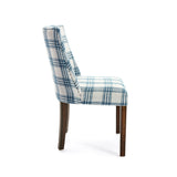 Christopher Knight Home® - Noble House - Harman Contemporary Upholstered Plaid Dining Chairs - Set of 2