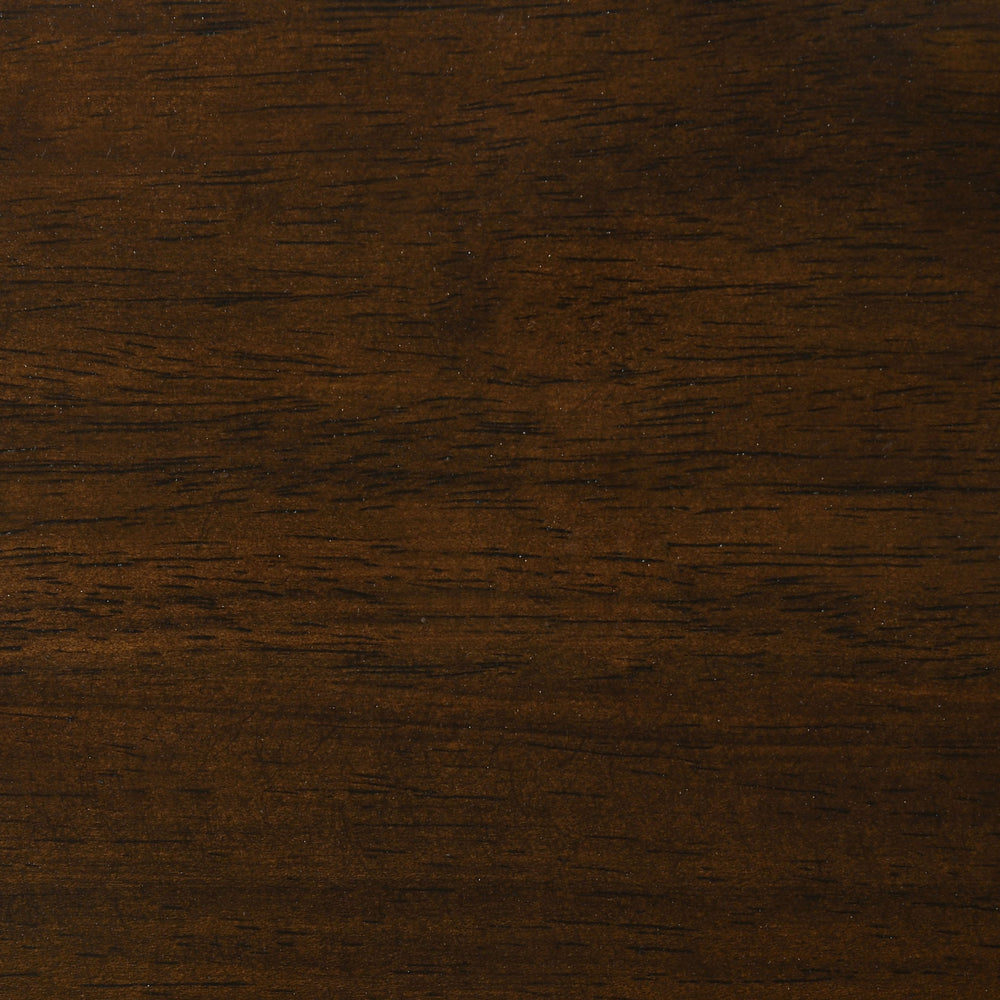 English Elm Decker Swivel Counter Stool in Dark Cherry Wood with Vertical Slat Back and Brown Faux Leather Seat B062P299928