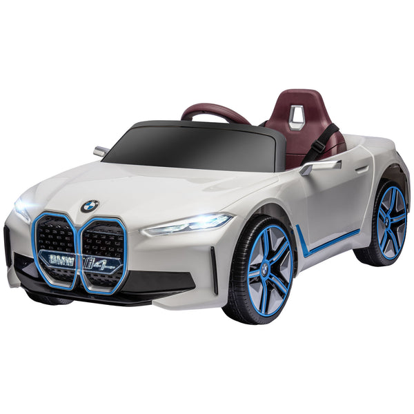 English Elm Aosom Licensed Bmw I4 12v Kids Ride on Car with Remote Suspension and Soft Start W2225P217173