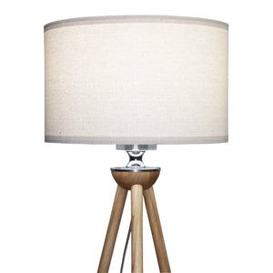 English Elm Ashcroft Furniture - Tall Wooden Strip Floor Lamp - Energy-Efficient Led Light For Modern Living Room & Office Spaces B183P315094