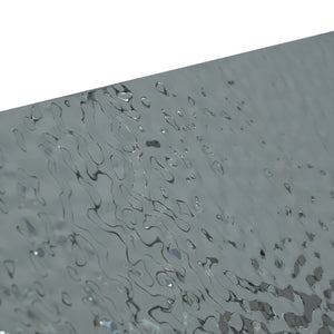 English Elm 53" Round Marble Dining Table With Rotating Turntable, Stainless Steel Base For 6, Modern Design W1535S00390