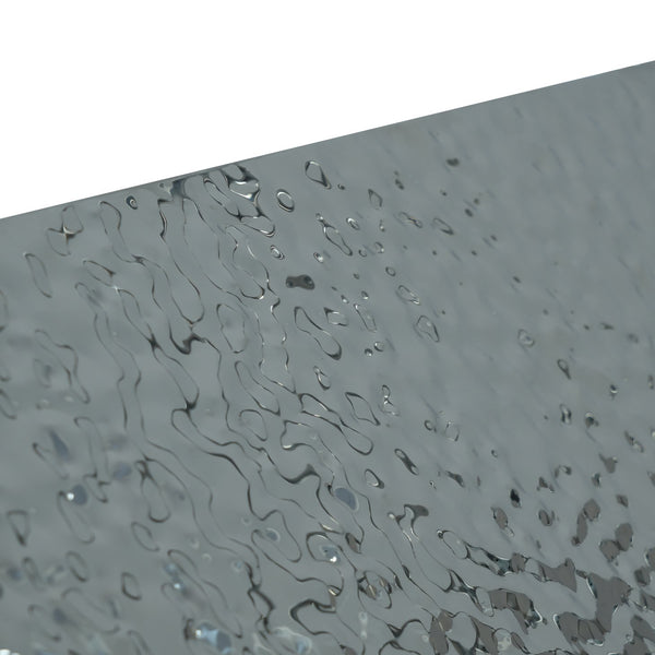 English Elm 53" Round Marble Dining Table With Rotating Turntable, Stainless Steel Base For 6, Modern Design W1535S00390