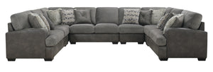 English Elm Wallace & Bay - Wallace & Bay  Grennburg Gray Modular 6 Piece Sectional