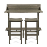 Christopher Knight Home® Noble House Wood Balcony Bar Set