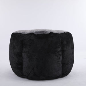 English Elm Oversized Faux Fur Bean Bag Chair - Multicolor Lounger Sofa For Cozy Living Room Relaxation! W3723P375716-GIGA