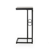 Christopher Knight Home® - Noble House - End Table( Mdf+Metal-Black-66795.00)