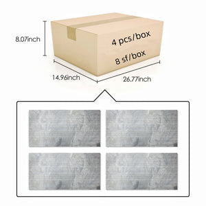 English Elm 12*24 Carrara Gray Marble - Textured 3D Fluted Natural Stone For Elegant Wall Installations, 4 Pcs W1696104354