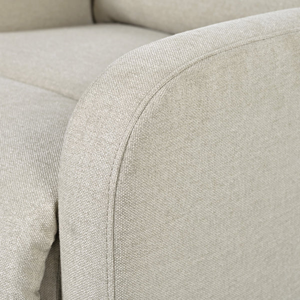 English Elm Christopher Knight Home® - Modern Recliner Plush Manual Recliner Chair with Ergonomic Support, 3-Position Backrest, Durable Fabric Comfort Wheat N763P256491A