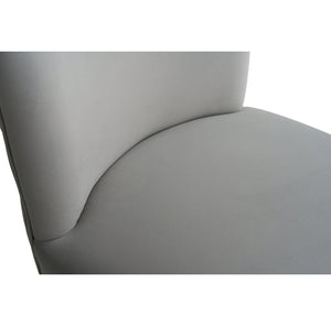 English Elm Christopher Knight Home® - 27inch-counterstool, modern rubberwood frame with light fabric upholstery, gold circular footrest accent Grey N780P224409G