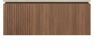 English Elm 36" Muri Oak Woodgrain Plywood Bathroom Vanity Cabinet with Soft Close Doors W2615P338065