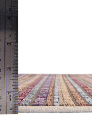 Unique Loom Deepa Static Machine Made Geometric Rug Multi, Gray/Ivory/Light Blue/Light Brown/Burgundy 10' 0" x 13' 9"