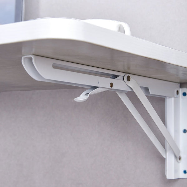 English Elm Laundry Room Folding Table - Space-Saving Wall-Mounted Workbench For Home, Office & Garage Use! W3226P325708