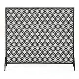 Christopher Knight Home® - Noble House - Ellias Single Panel Black Iron Fire Screen