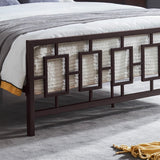 Christopher Knight Home® - Noble House - Claudia Modern Iron King Bed Frame