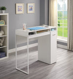 OSP Home Furnishings Ravel 47"W Desk with Storage White