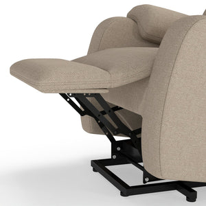 English Elm Power Lift Recliner Chair Velvet Upholstered Senior Assist Motorized Living Room Seat W1028S00061