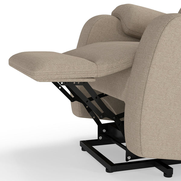 English Elm Power Lift Recliner Chair Velvet Upholstered Senior Assist Motorized Living Room Seat W1028S00061